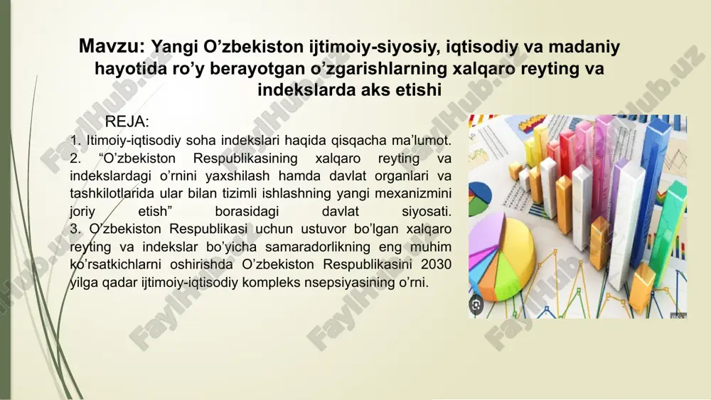 xalqaro reyting va indekslar — PPTX