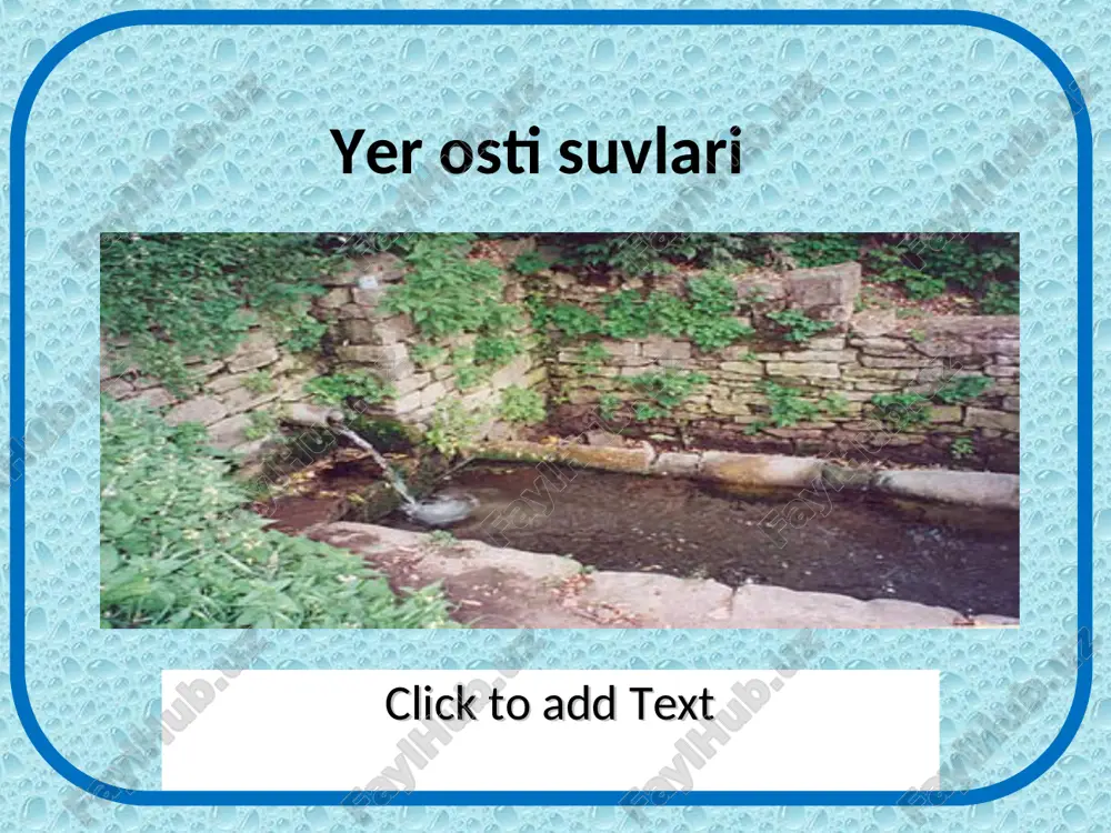 yer osti suvlari — ZIP