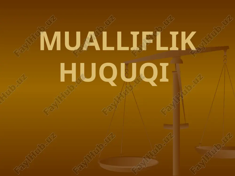 mualliflik huquqi — ZIP