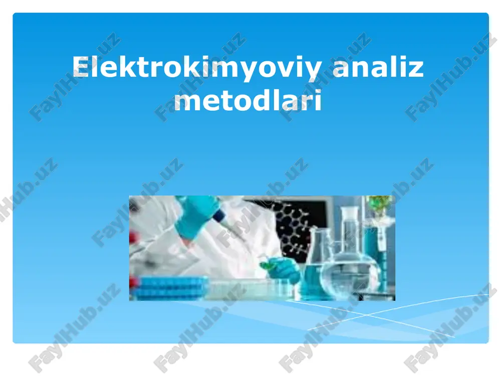 elektrokimyoviy analiz metodlari — ZIP