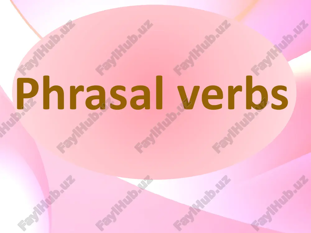 phrasal verbs — ZIP