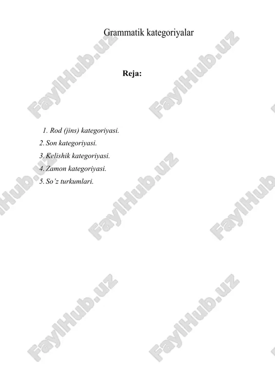 grammatik kategoriyalar — ZIP