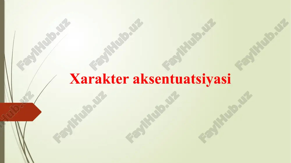 xarakter aksentuatsiyasi — ZIP