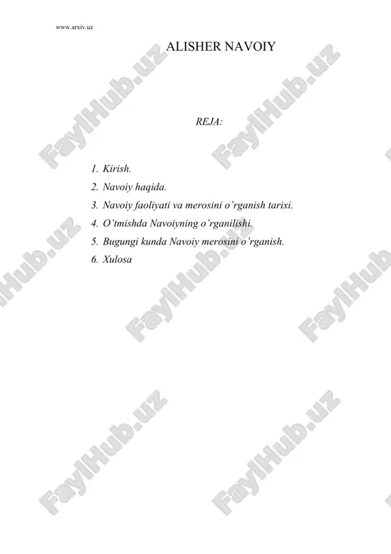 alisher navoiy — ZIP