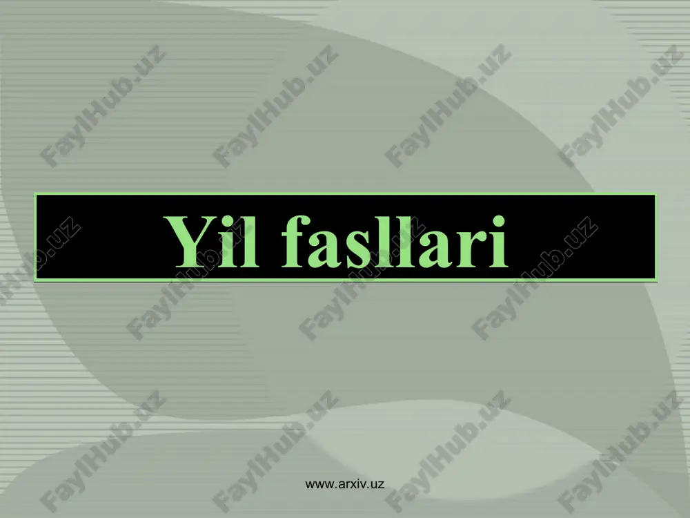 yil fasllari — ZIP