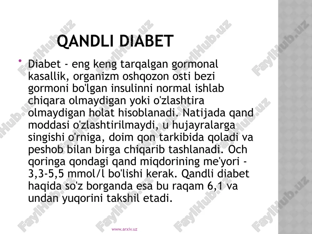 qandli diabet — ZIP