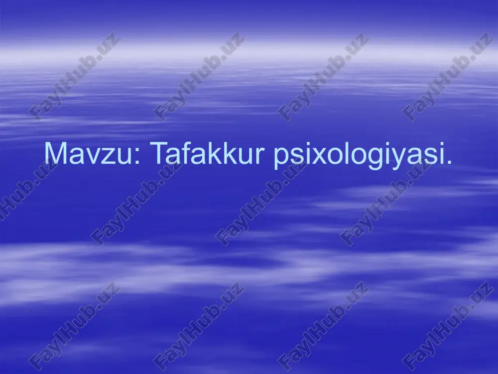 tafakkur psixologiyasi — ZIP