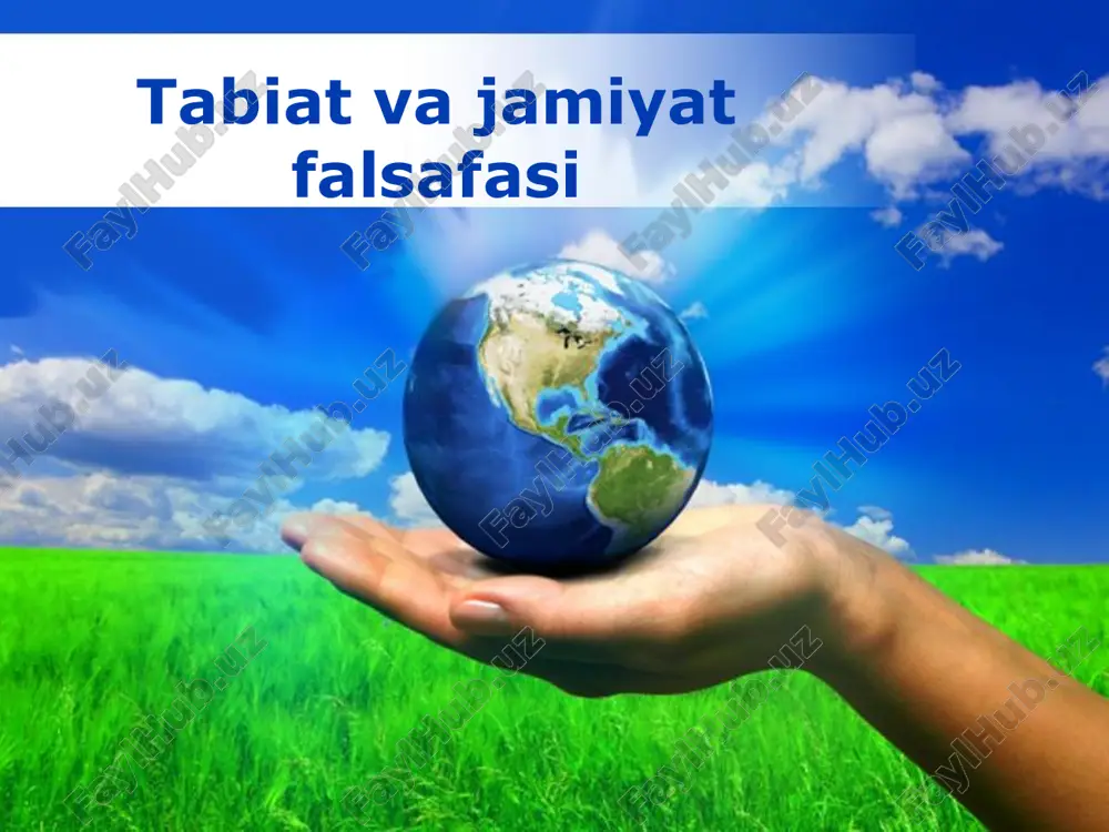 tabiat va jamiyat falsafasi — ZIP