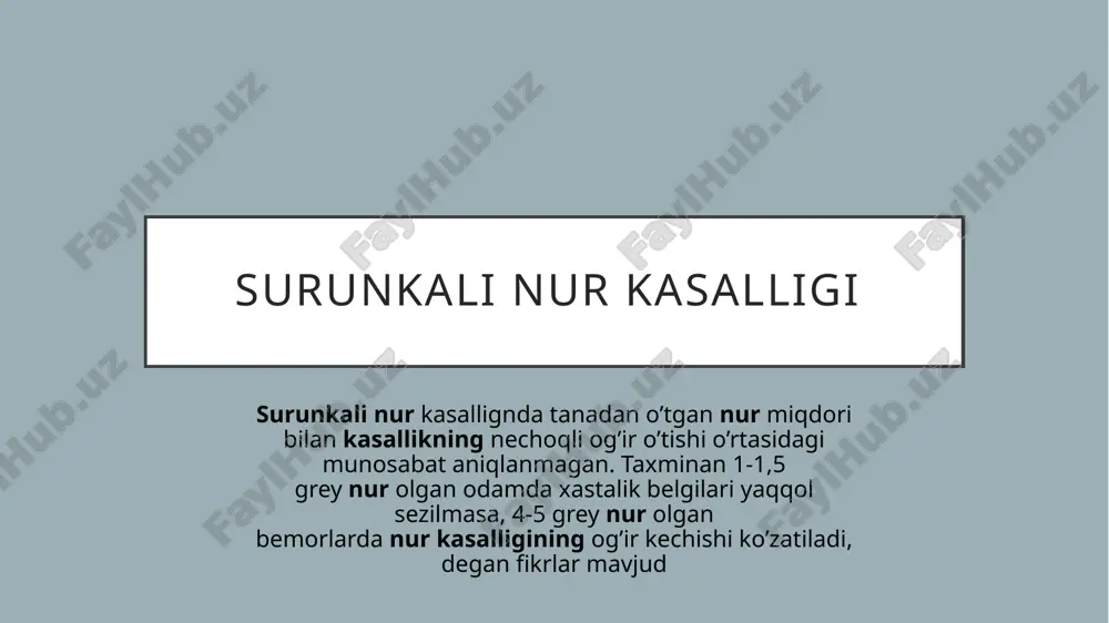 surunkali nur kasalligi — ZIP