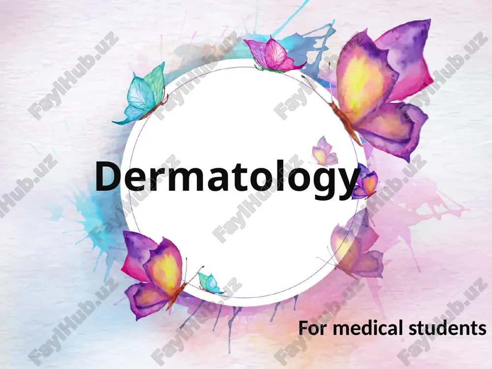 dermatologiya — PPTX