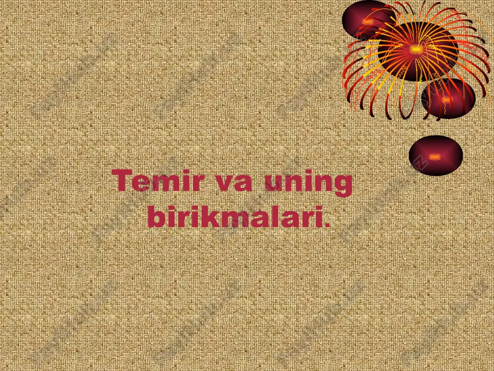 temir va uning birikmalari — ZIP
