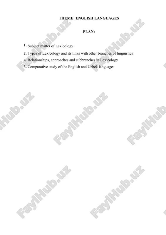 lexicology — DOCX
