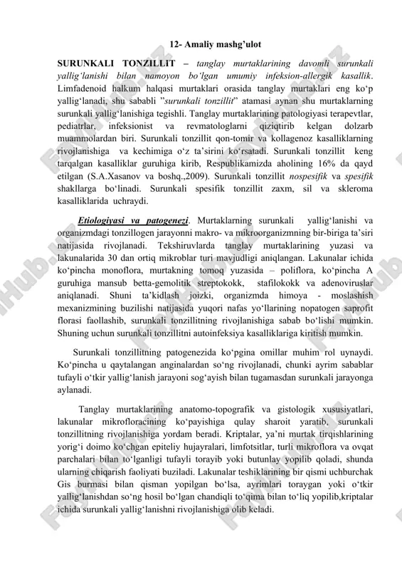 surunkali tonzillit — DOCX