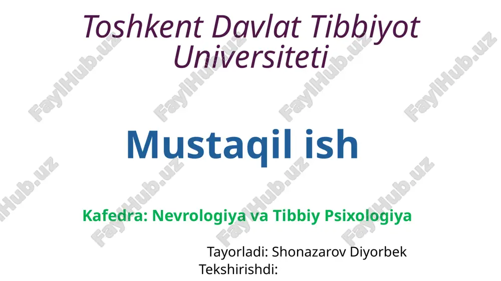 dissomniyalar — PPTX