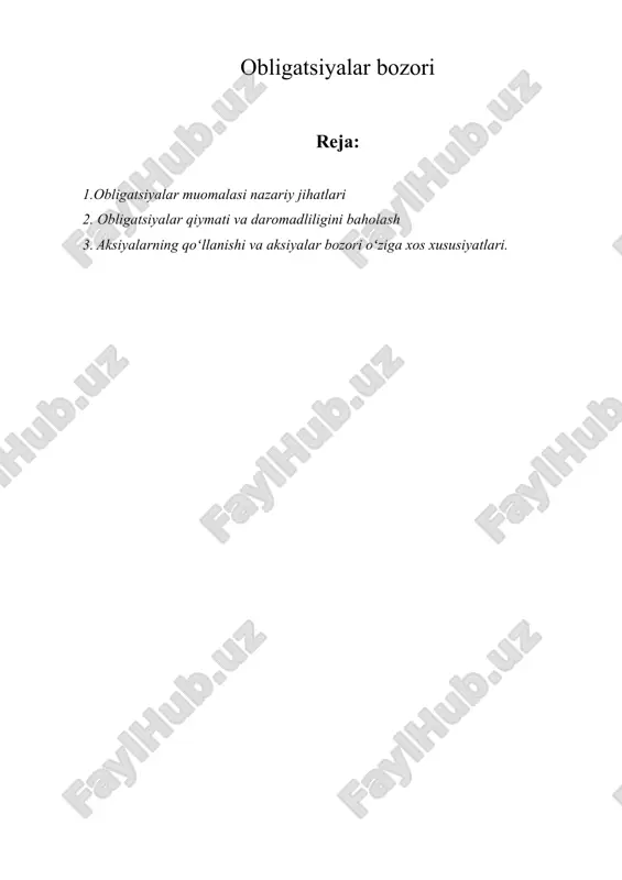 облигациялар бозори — ZIP