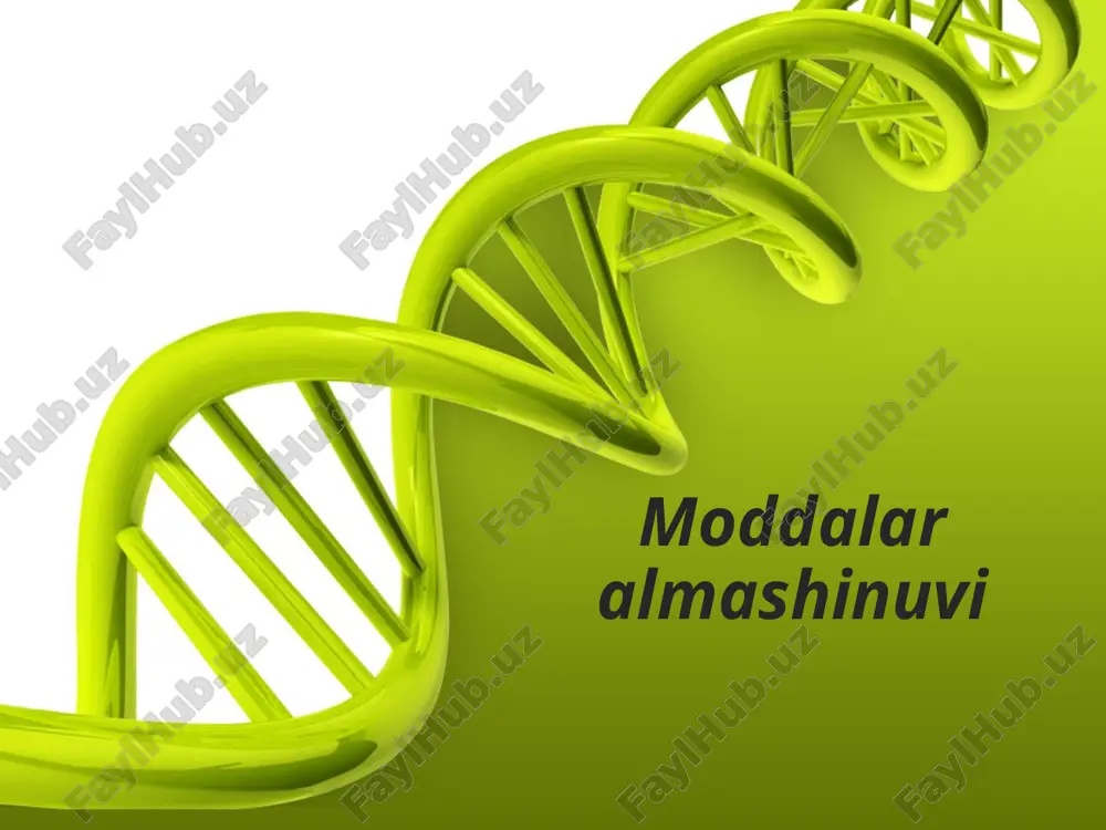 moddalar almashinuvi — PPTX