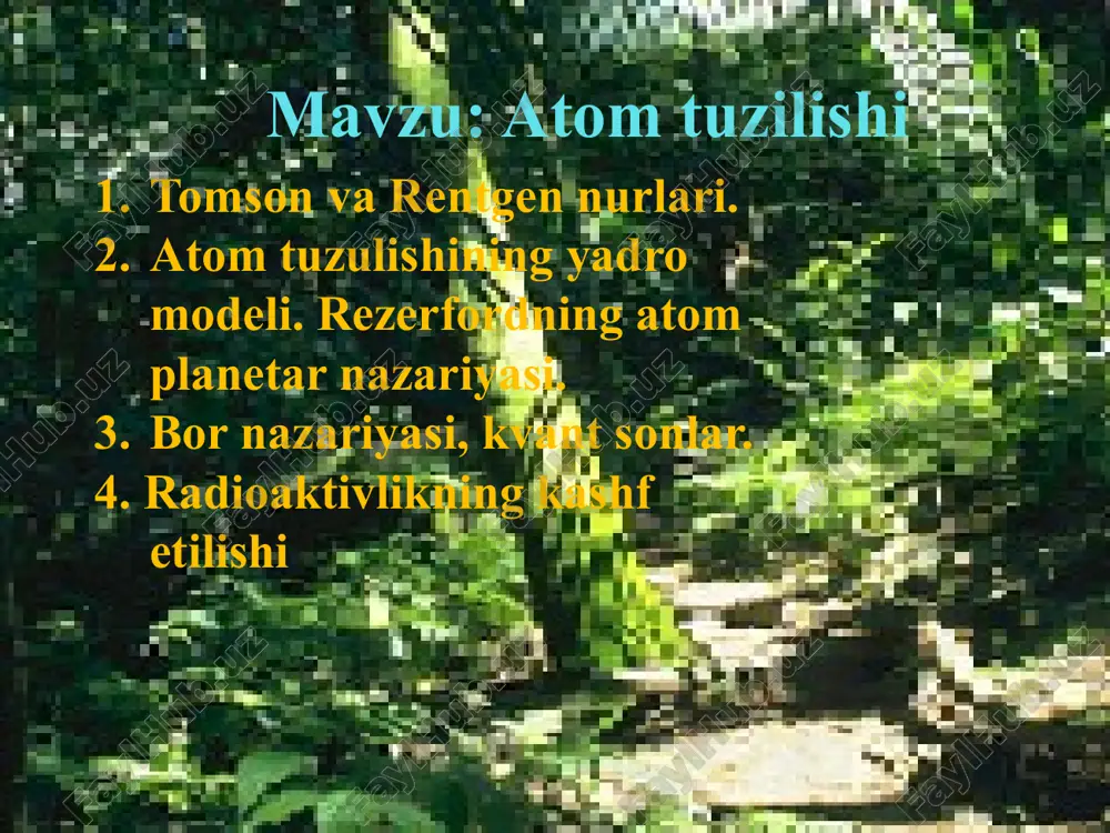 atomtuzilishi — PPTX
