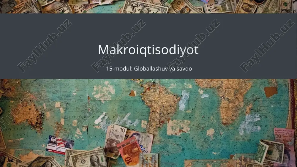 makroiqtisodiyot — PPTX