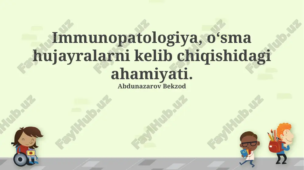 immunopatologiya — PPTX