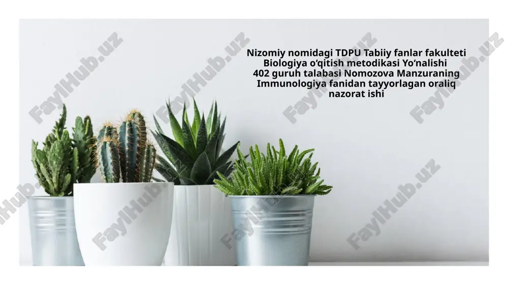 biologiya o’qitish metodikasi — PPTX