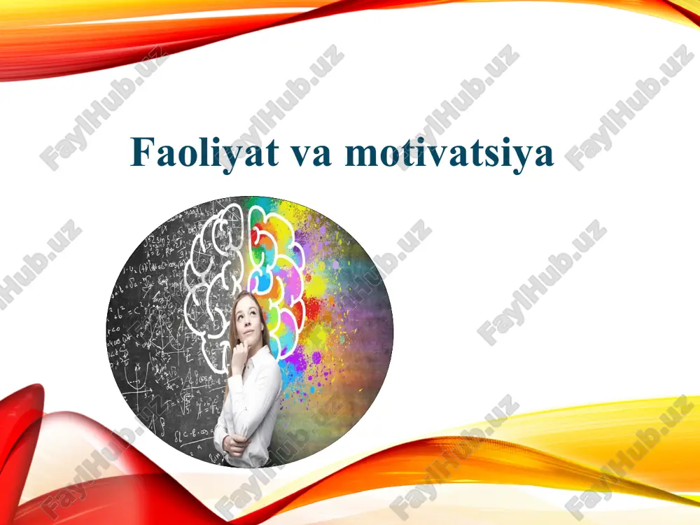 faoliyat va motivatsiya — ZIP