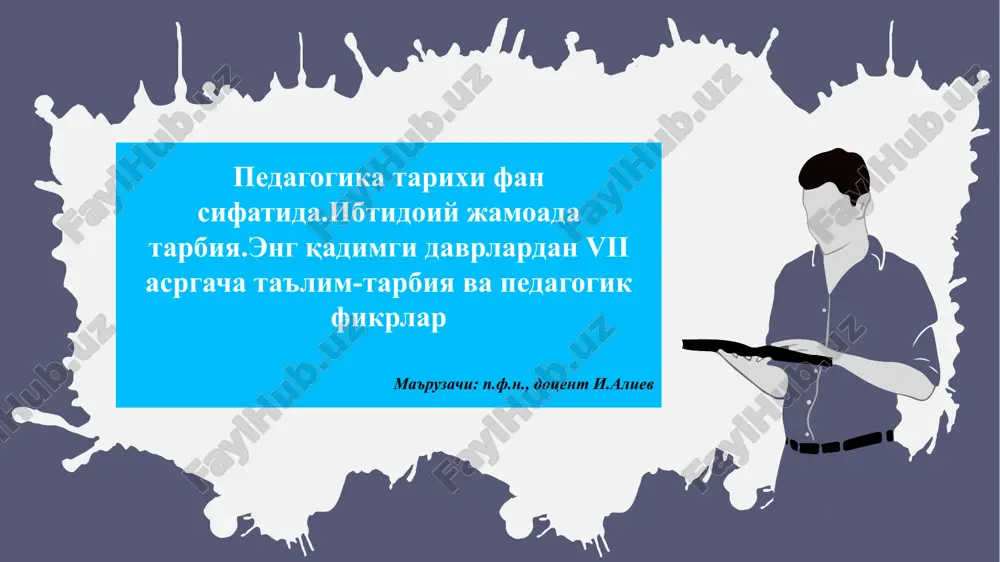 pedagogika tarixi — PPTX