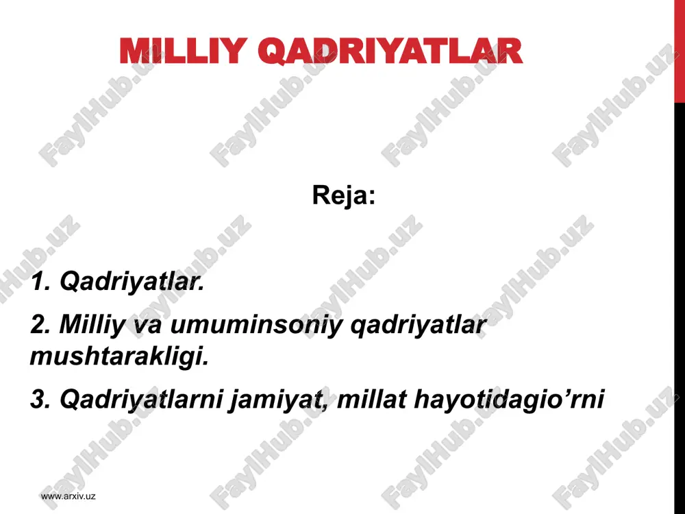 milliy qadriyatlar — ZIP