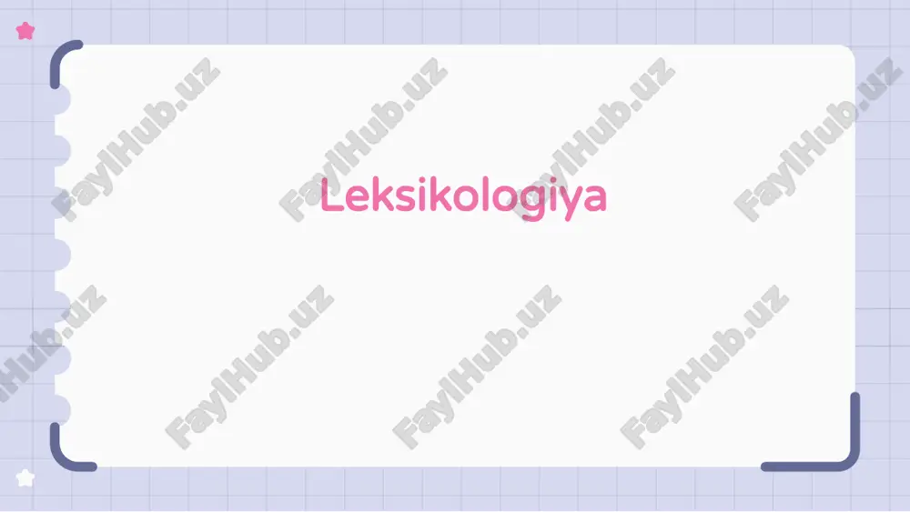 leksikologiya — ZIP
