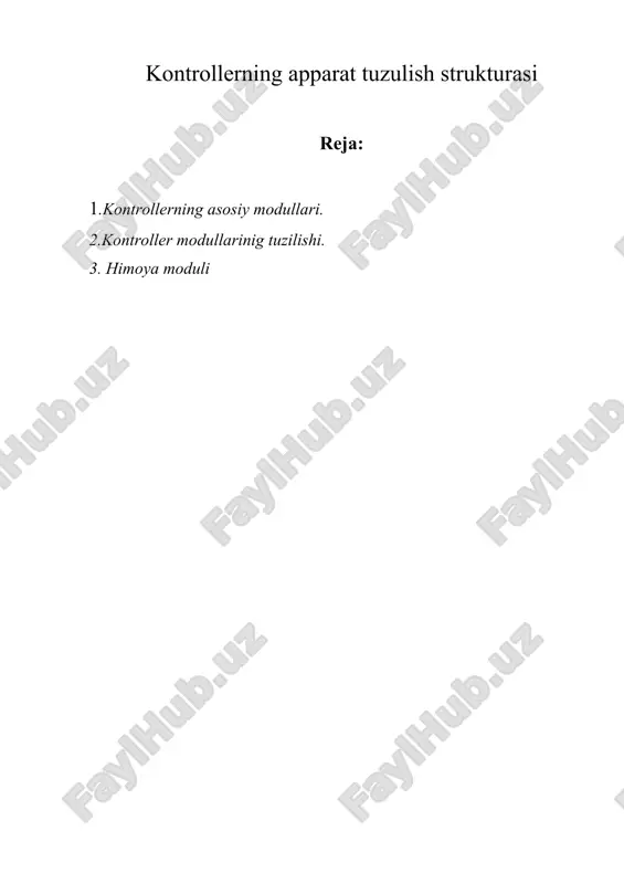 kontrollerning apparat tuzulish strukturasi — DOC