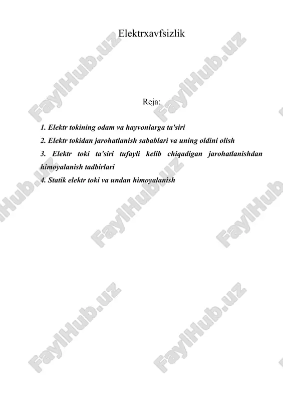 elеktrxavfsizlik1 — DOC