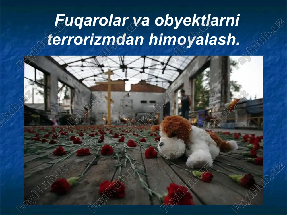 fuqarolar va obyektlarni terrorizmdan himoyalash — PPT