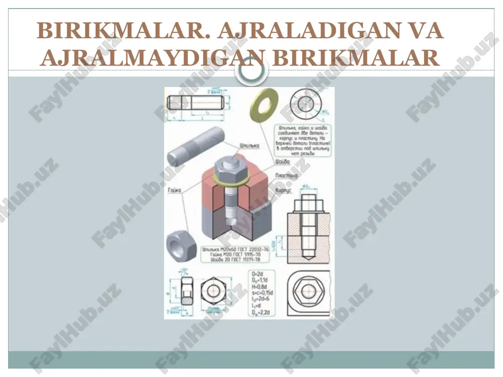 birikmalar. ajraladigan va ajralmaydigan birikmalar — PPTX