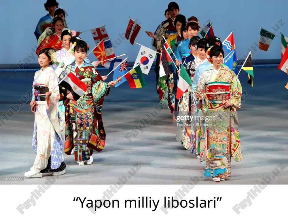yapon milliy liboslari — PPTX
