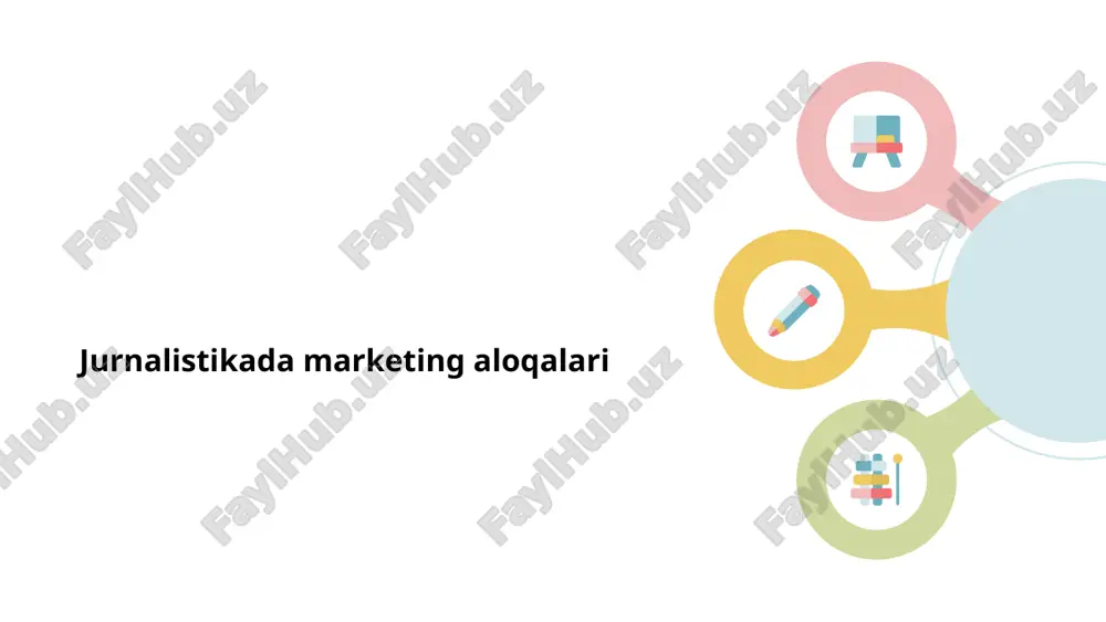 jurnalistikada marketing aloqalari — PPTX