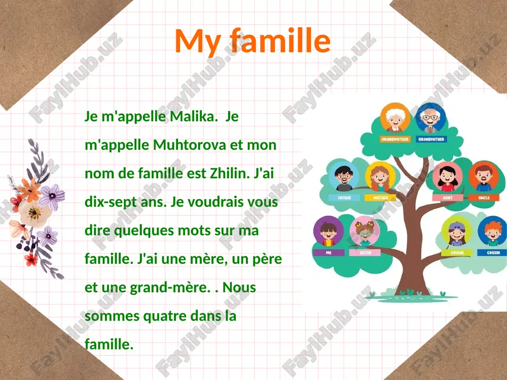 my famille — PPTX