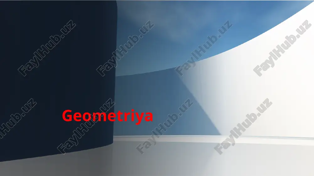 uch tekislikning kesishish nuqtasi — PPTX
