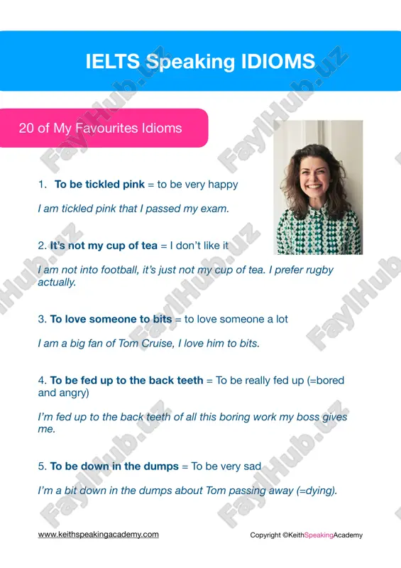 my 20 favourite idioms. — PDF