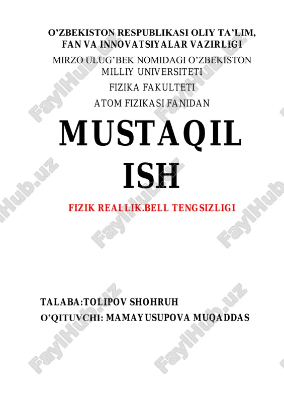fizik reallik.bell tengsizligi 3 — PDF