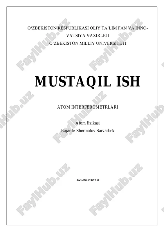 atom interferometrlari 4 — PDF