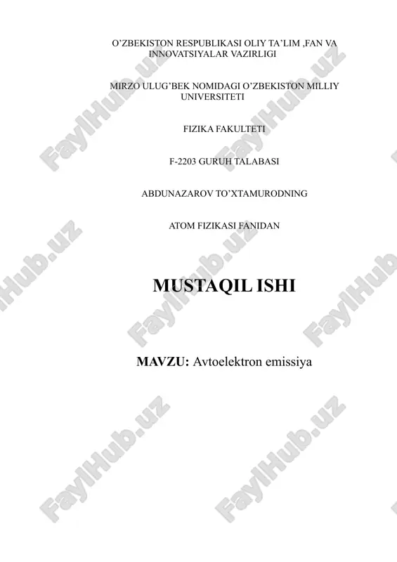 avtoelektron emissiya 2 — PDF