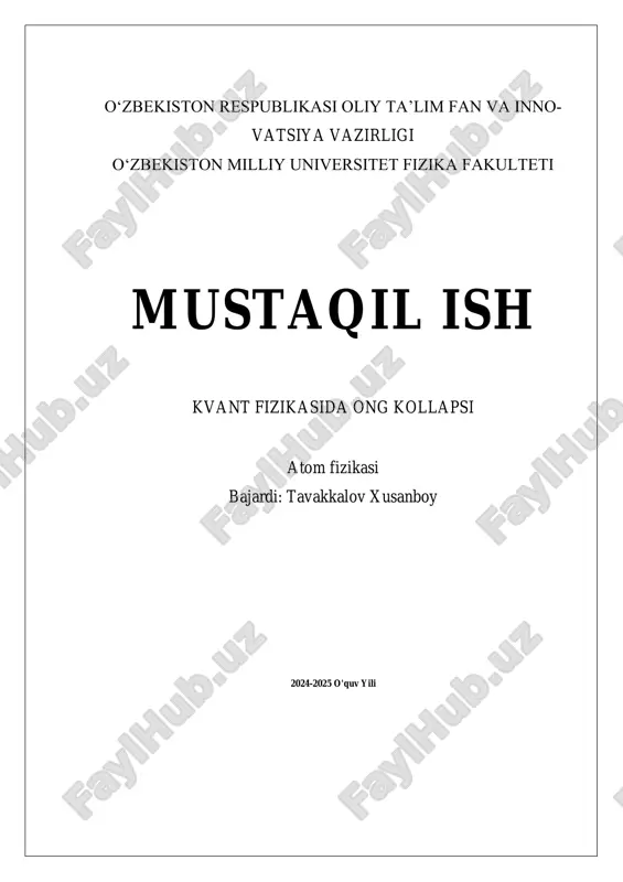 kvant fizikasida ong kollapsi 4 — PDF