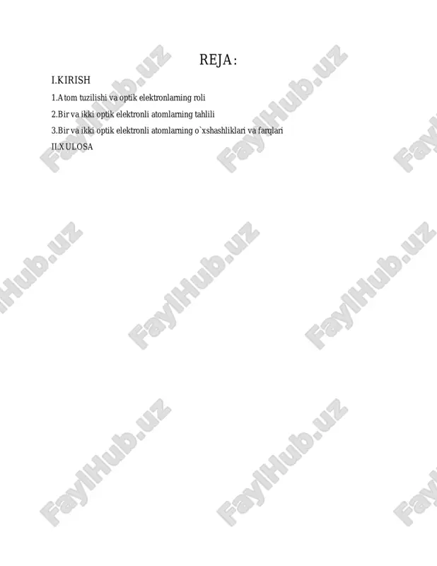 bir va ikki optik elektronli atomlar 3 — PDF