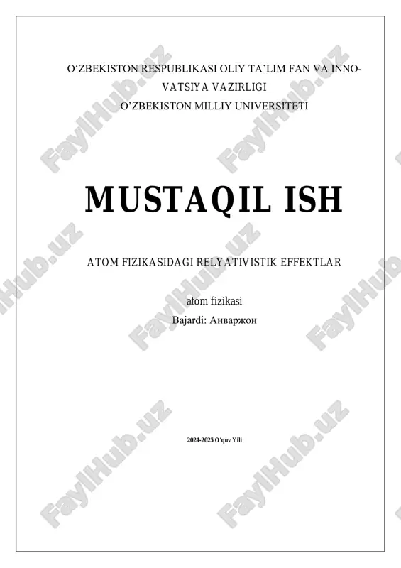atom fizikasidagi relyativistik effektlar 4 — PDF