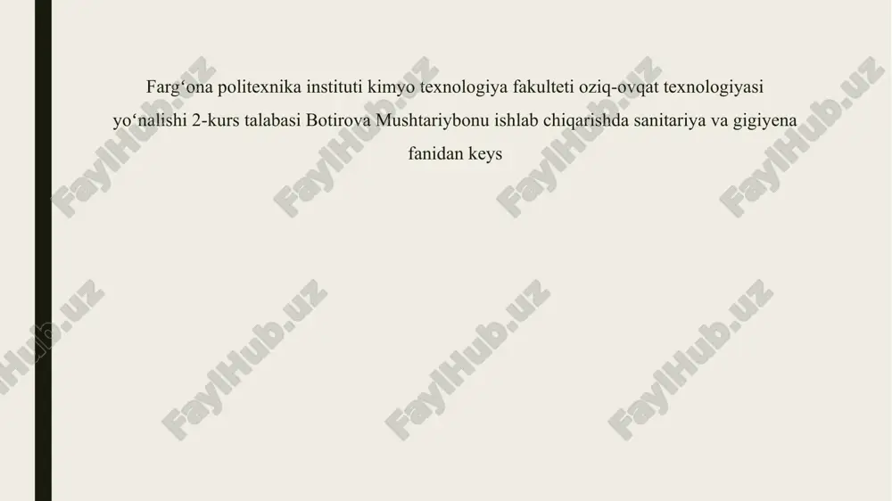 ekologik gigiyena va yashil iqtisodiyot — PPTX