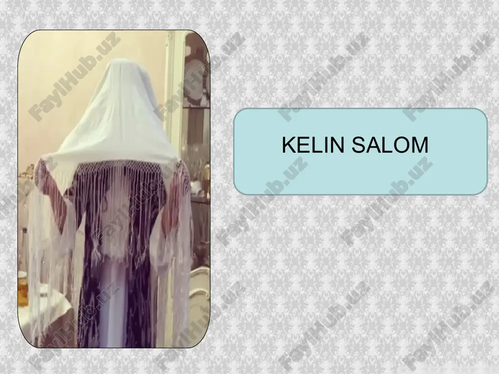 kelin salom — PPT