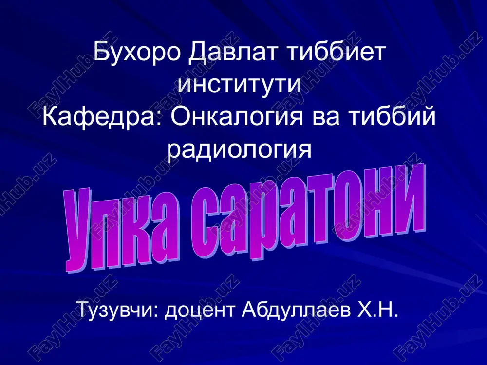 upka saratoni — PPT