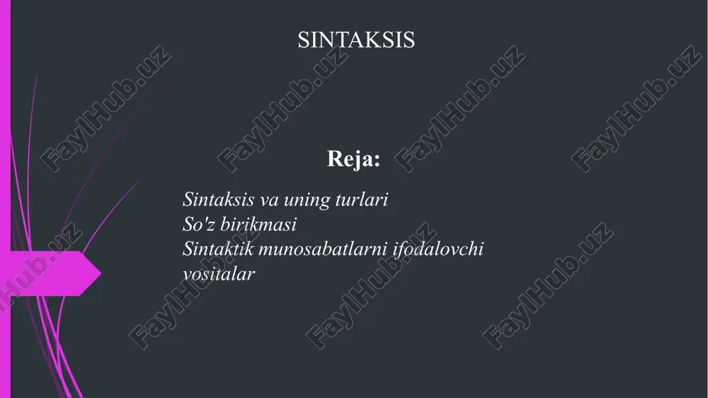 sintaksis — PPTX