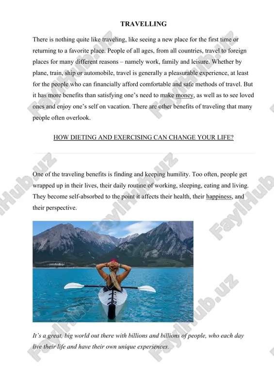 travelling — DOCX