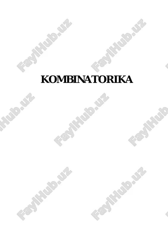kombinatorika — PDF