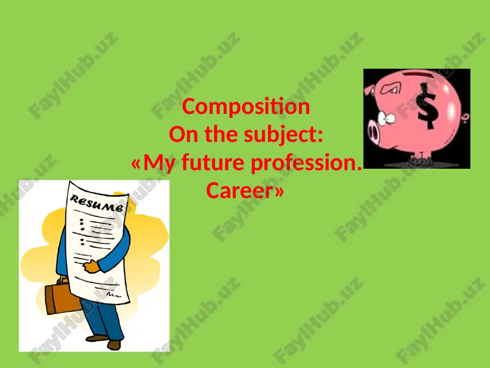 my future profession.career — PPTX